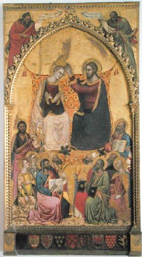 The Coronation of the Virgin with Saints and Prophets c.1372