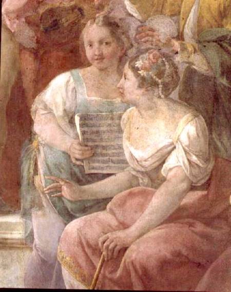 Music Room (fresco) (detail of 60259) von Jacopo Guarana