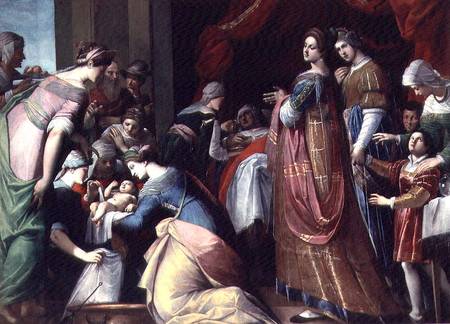 The Birth of the Virgin von Jacopo Ligozzi