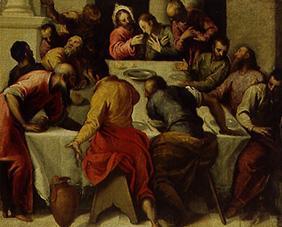 Das letzte Abendmahl. um 1580