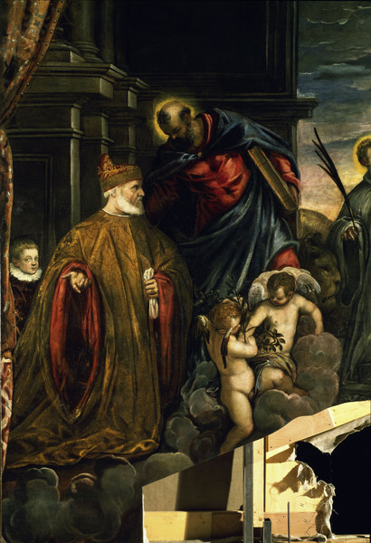 Doge Andrea Gritti before the Virgin von Jacopo Robusti Tintoretto