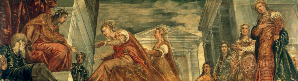J.Tintoretto, Queen of Sheba von Jacopo Robusti Tintoretto