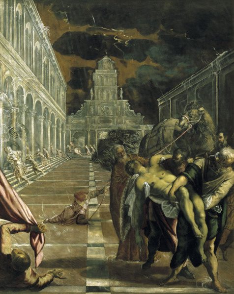 Stealing St.Mark s body / Tintoretto von Jacopo Robusti Tintoretto