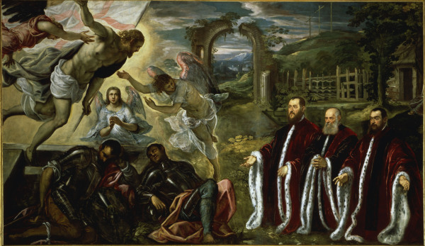 Tintoretto / Resurrection of Christ von Jacopo Robusti Tintoretto