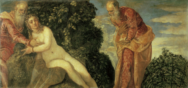 Tintoretto / Susannah and the Elders von Jacopo Robusti Tintoretto