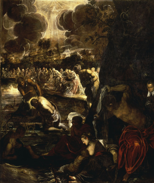 Tintoretto, Baptism of Christ von Jacopo Robusti Tintoretto
