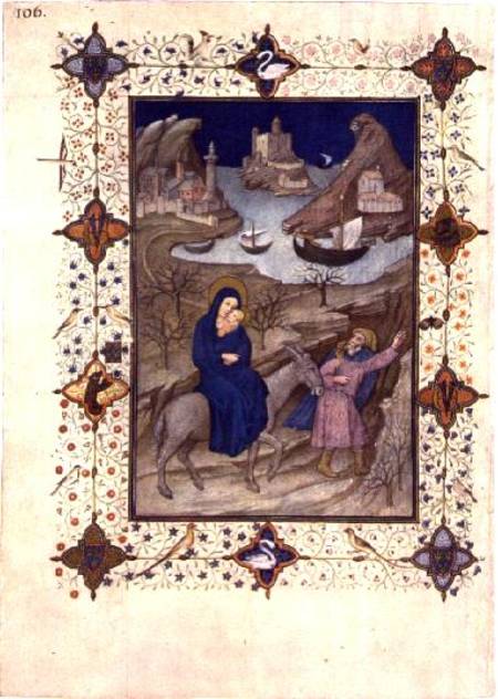 Hours of Notre Dame: Sexte, Adoration of the Magi, French von Jacquemart  de Hesdin