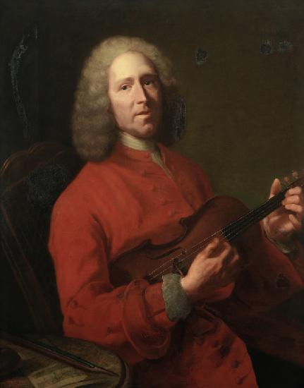 Porträt von Komponist Jean-Philippe Rameau (1683-1764) 1728