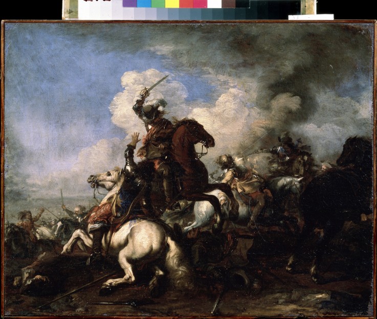Kampf der Kavallerie von Jacques Courtois