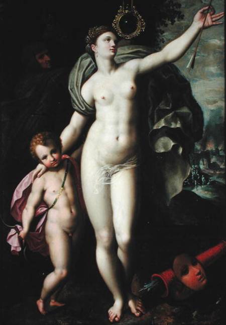 Venus and Cupid von Jacques de Backer