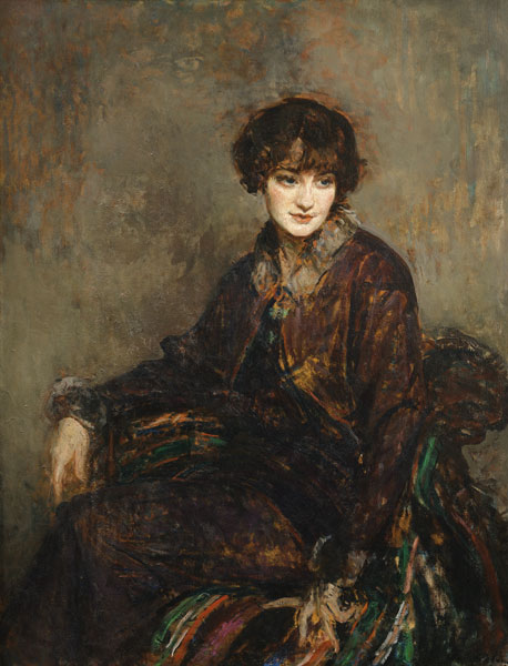 Porträt von Daisy Fellowes, geb. Marguerite Decazes de Glücksbierg (1890-1962) von Jacques-Emile Blanche