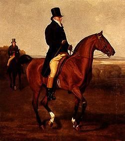 Bildnis des Francis Augustus Lord von Heathfield zu Pferde von Jacques-Laurent Agasse