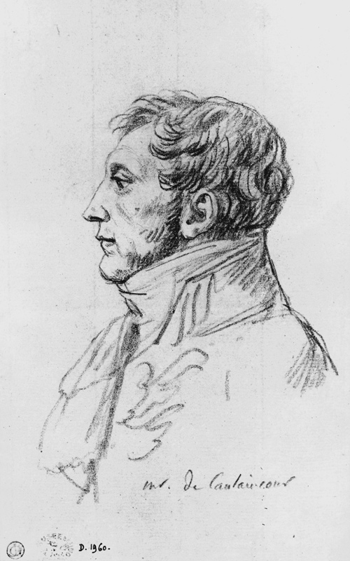 Portrait of Armand Augustin Louis. Marquis de Caulaincourt (1772-1827) von Jacques Louis David