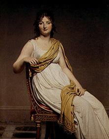 Bildnis der Madame Verniac von Jacques Louis David