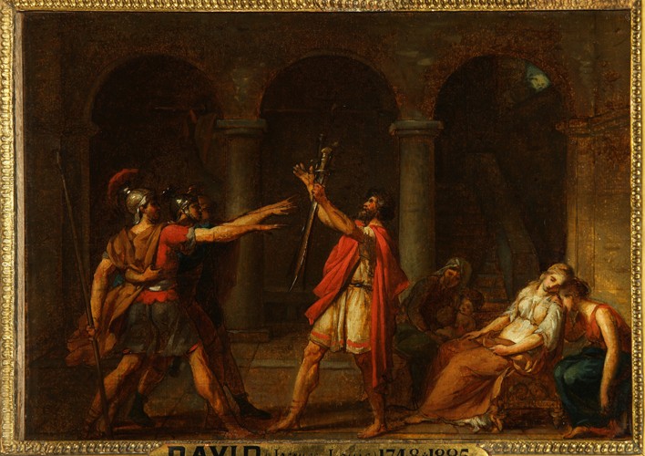 Der Schwur der Horatier (Studie) von Jacques Louis David