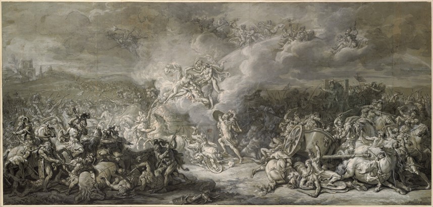 Die Kämpfe des Diomedes von Jacques Louis David
