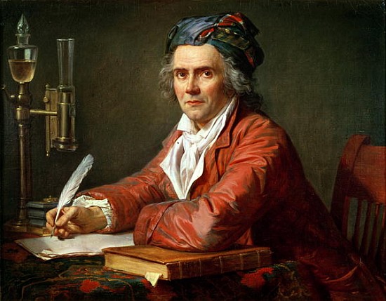 Portrait of Alphonse Leroy von Jacques Louis David