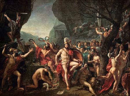 Leonidas an den Thermopylen 1814