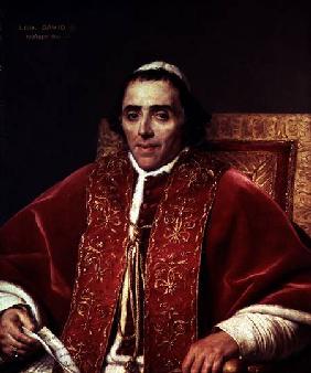 Portrait of Pope Pius VII (1742-1823) 1805