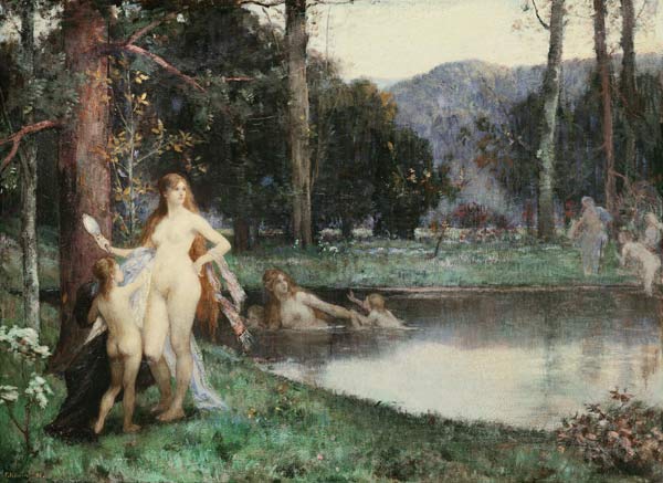 Diana im Bade von Jacques Fernand Hymbert