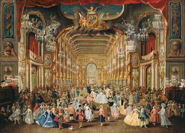 Masked Ball in the Hoftheater, Bonn 1754