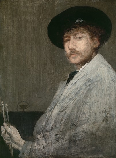 Arrangement in Grey: Portrait of the Painter von James Abbott McNeill Whistler