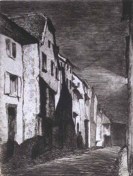 Street in Saverne von James Abbott McNeill Whistler