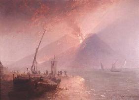 Eruption of Mt.Vesuvius 1856