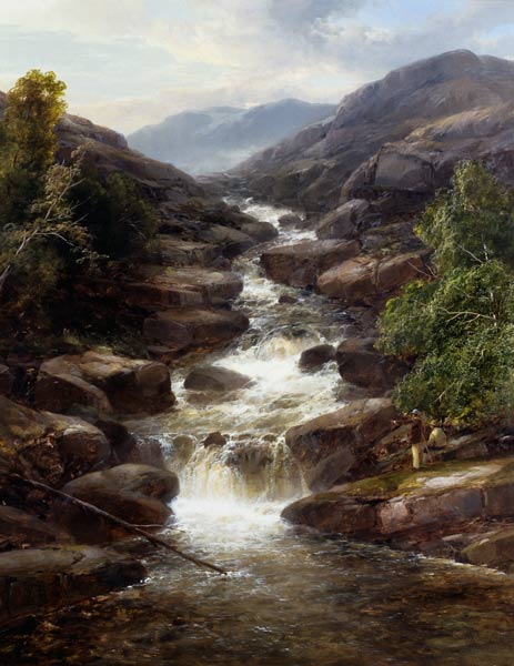 Upper Falls, Aberfeldy von James Burrell Smith