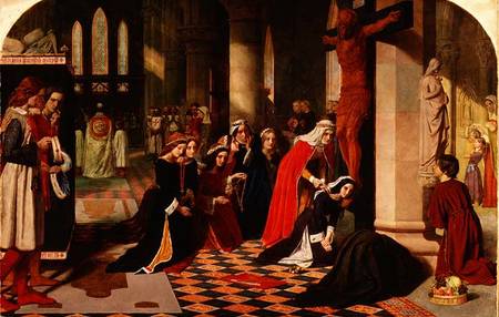 The Renunciation of Queen Elizabeth of Hungary von James Collinson