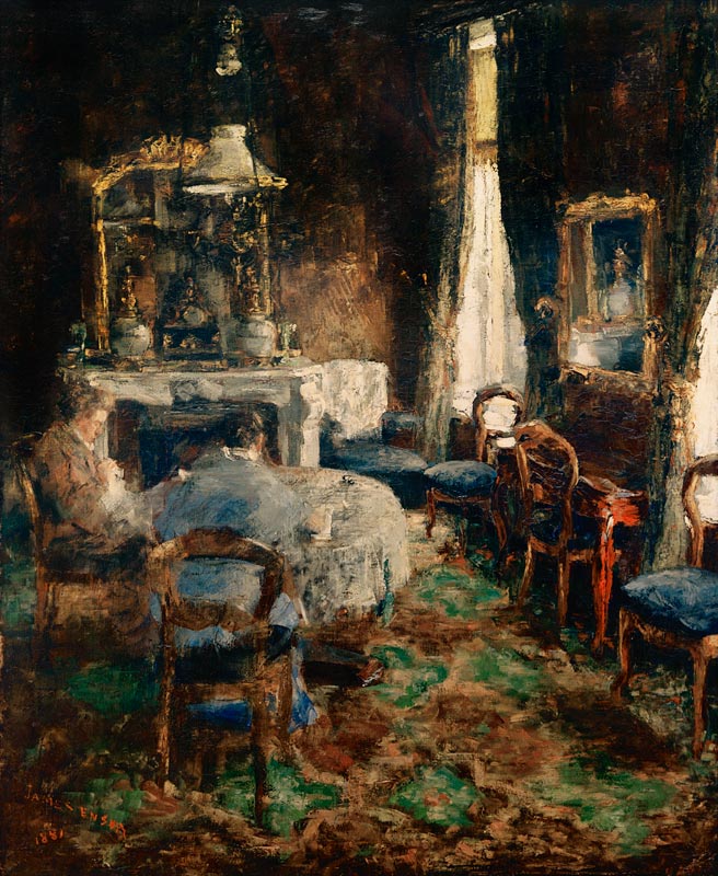 Le Salon bourgeois von James Ensor