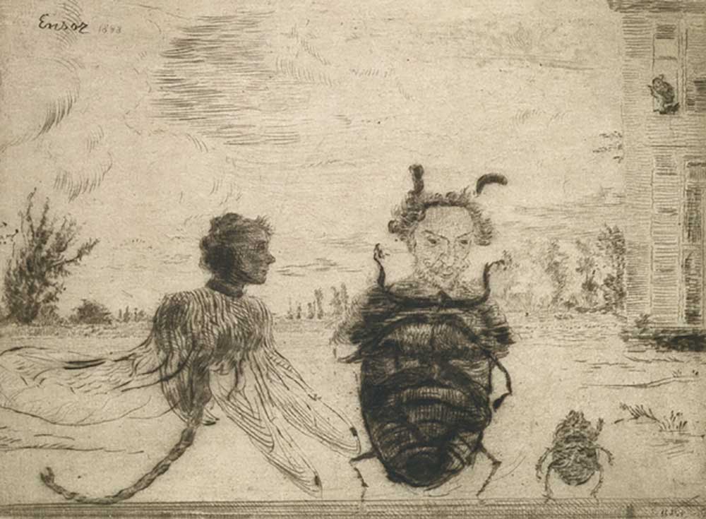 Besondere Insekten, 1888 von James Ensor