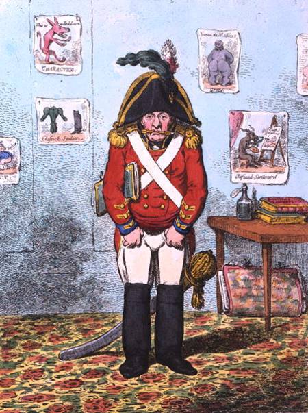The Military Caricaturist von James Gillray
