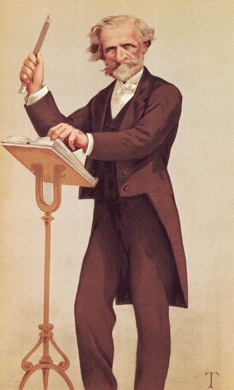 Giuseppe Verdi (cartoon) von James Jacques Tissot