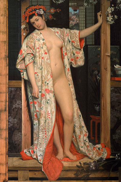 Japanese Lady in the bath von James Jacques Tissot