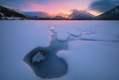 Sonnenaufgang am Vermillion Lake