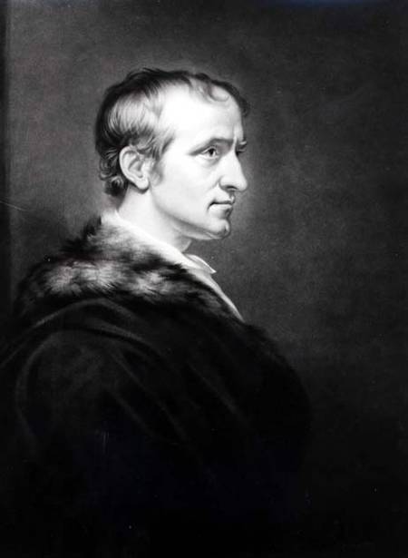 William Godwin (1756-1836) 1802  (b&w photo) von James Northcote
