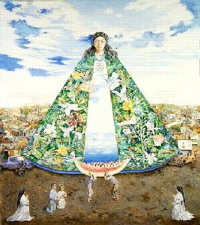 The Virgin of the Huasteca, 1988 (oil on canvas) 
