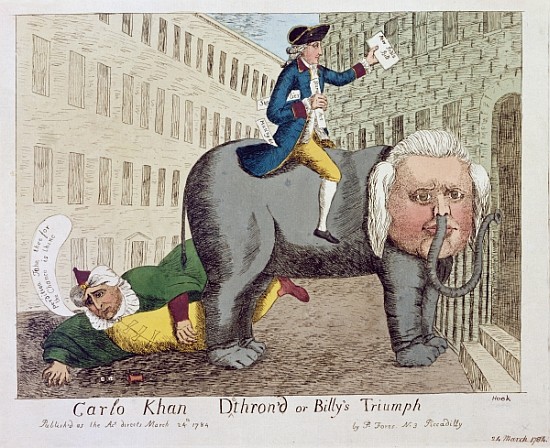 Carlo Khan Detron''d or Billy''s Triumph, London, 24th March von James Sayers
