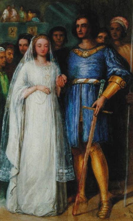 The Knight's Bridal von James Smetham