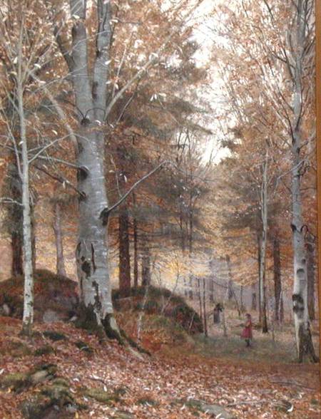 Autumn in the Woods von James Thomas Watts