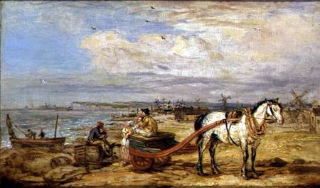 Fisherfolk on the Beach von James Ward