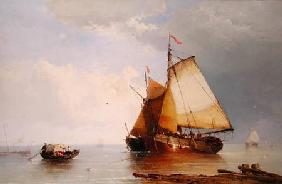 Shipping in a Calm 1869