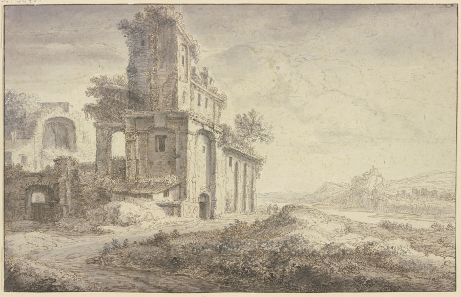 Römische Ruinen von Jan Asselijn