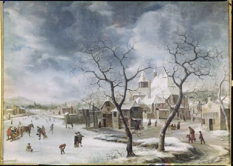 Winterlandschaft. von Jan Beerstraaten