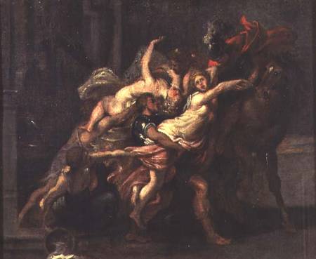 The Rape of the Daughters of Leucippus von Jan Boeckhorst