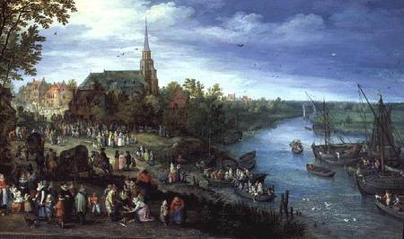 The Annual Parish Fair in Schelle von Jan Brueghel d. Ä.