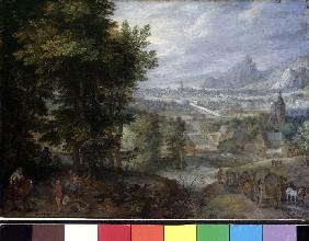 Bewaldete Landschaft 1603