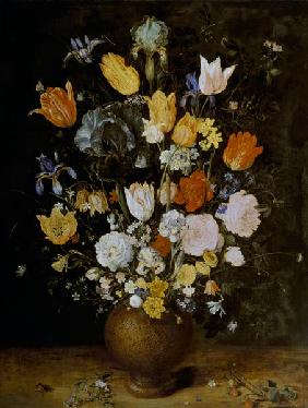 Blumenstrauß in Tonvase 1607