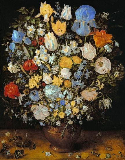 Blumenstrauß in Tonvase 1607